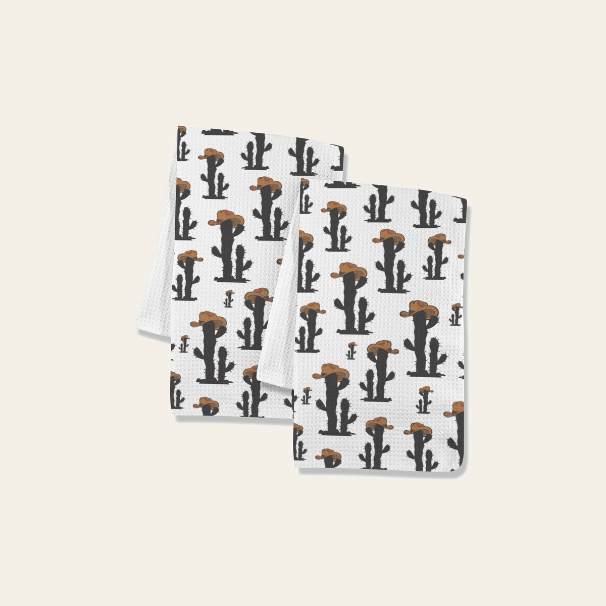 Baha Ranch Cowboy Cactus Set of 2 Kitchen Dish Towels Made in America by Baha Ranch Western Wear