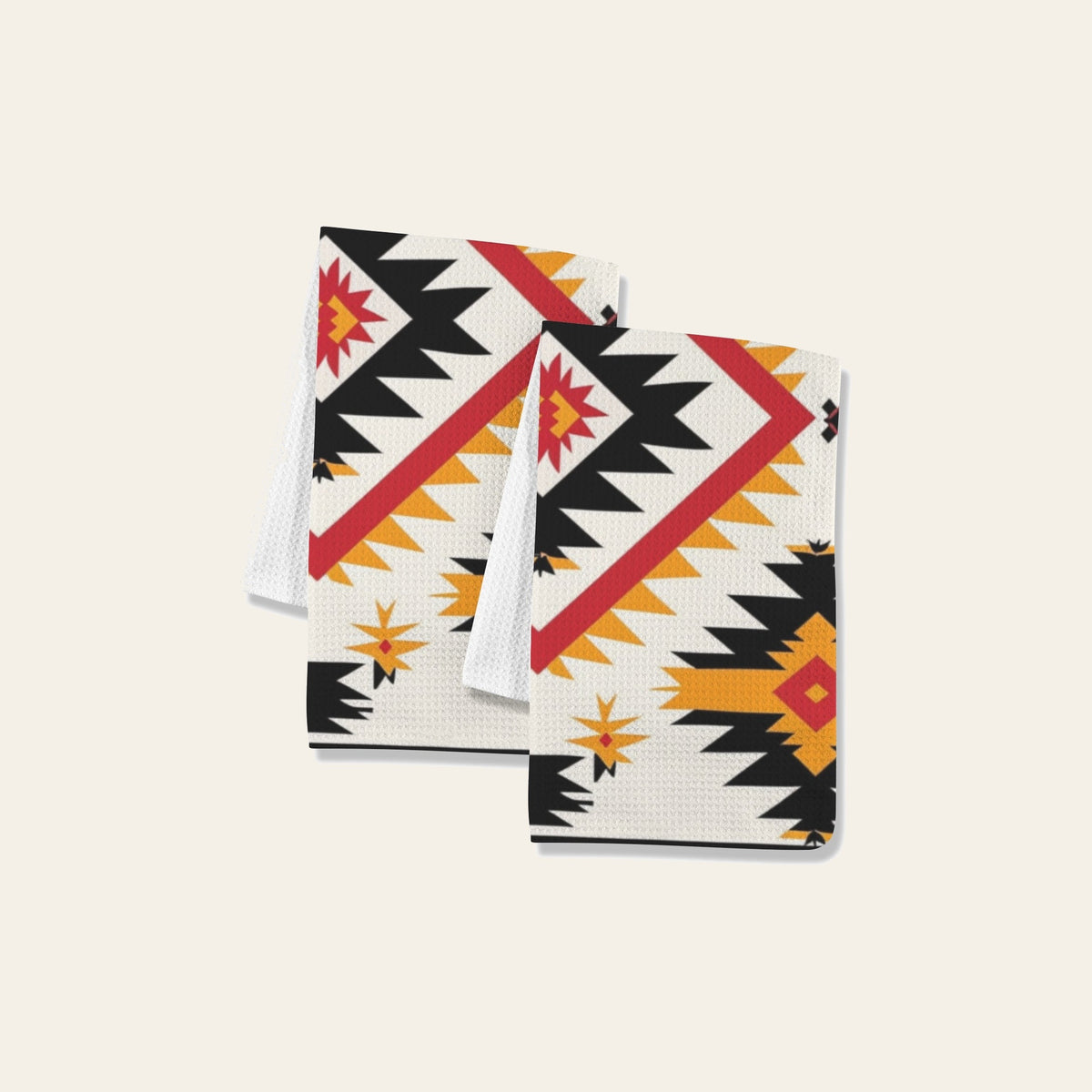 Baha Ranch Southwestern Aztec Set of 2 Kitchen Dish Towels Made in America by Baha Ranch Western Wear