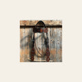 Hand Painted Two Tone Browband Headstall/Bridle #241913 on a warm cream background