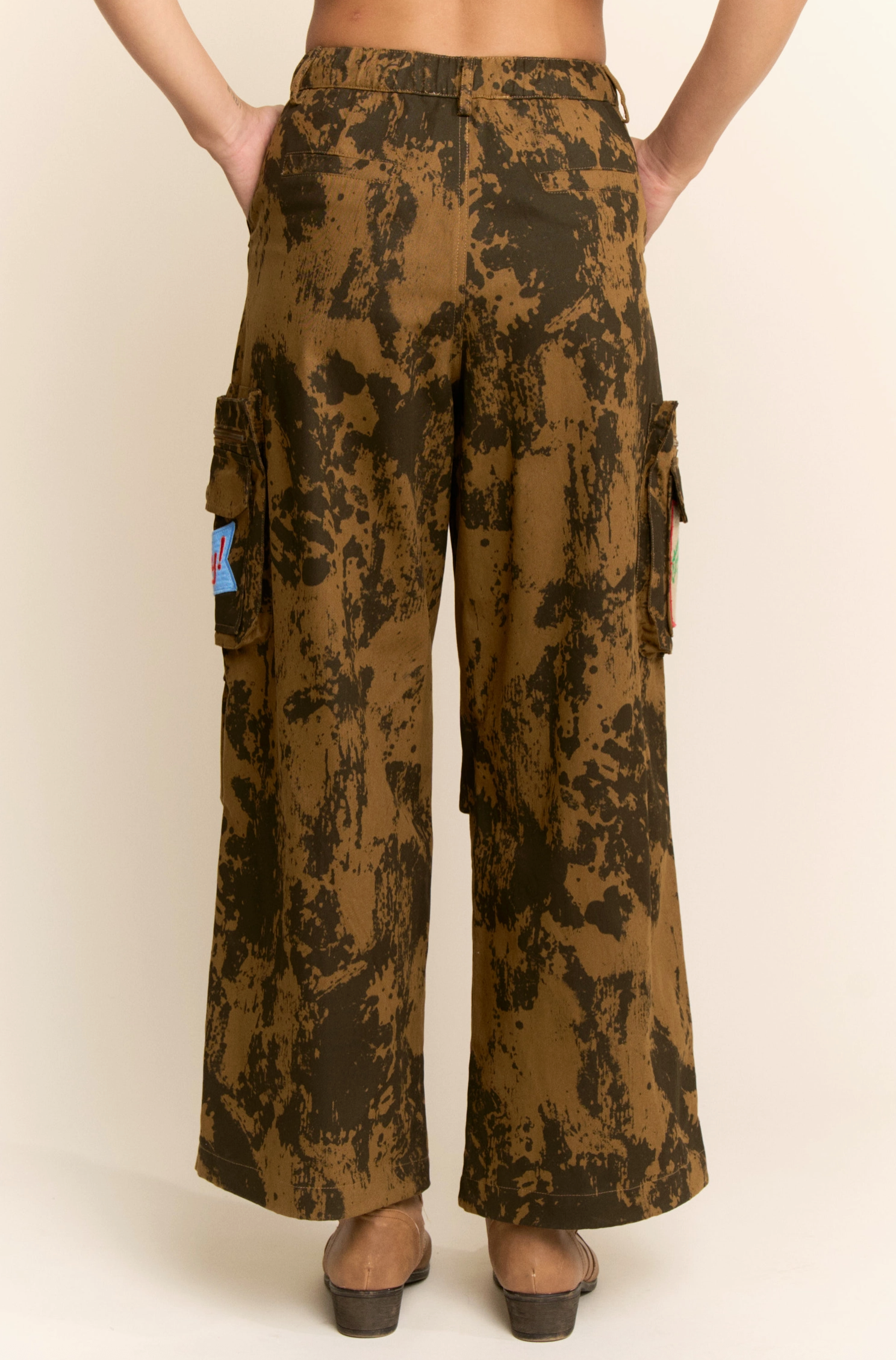 Camo Patchwork Cargo | Pants — view 4
