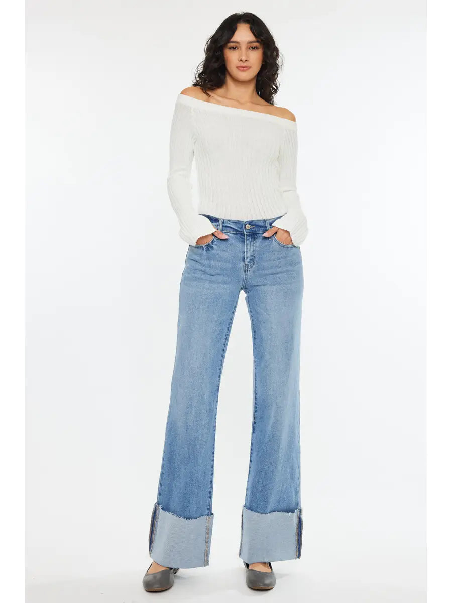 Carter Cuffed Denim | Jeans