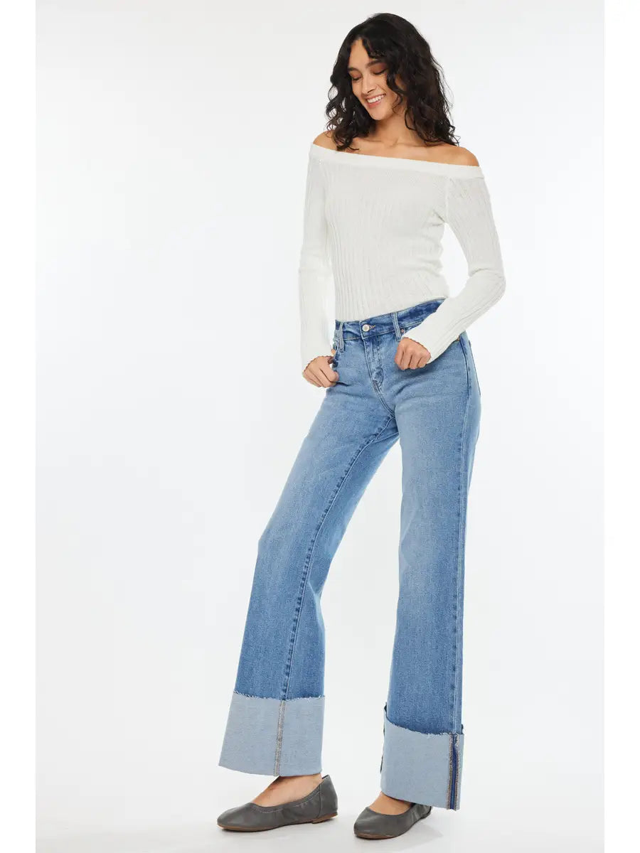 Carter Cuffed Denim | Jeans — view 2