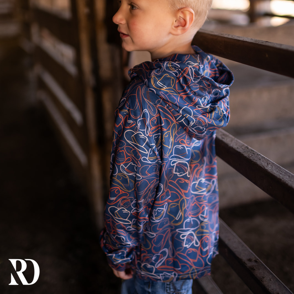 Toddler Hooded Shirt | Cattleman — view 2