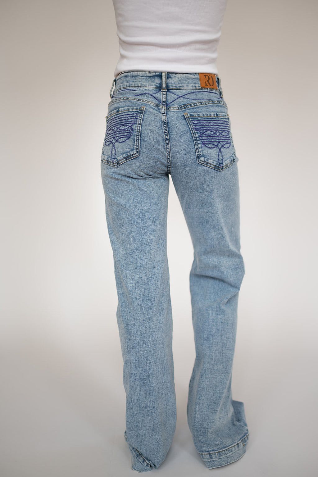 Cheyenne Trousers Acid Wash Purple Pocket — view 2