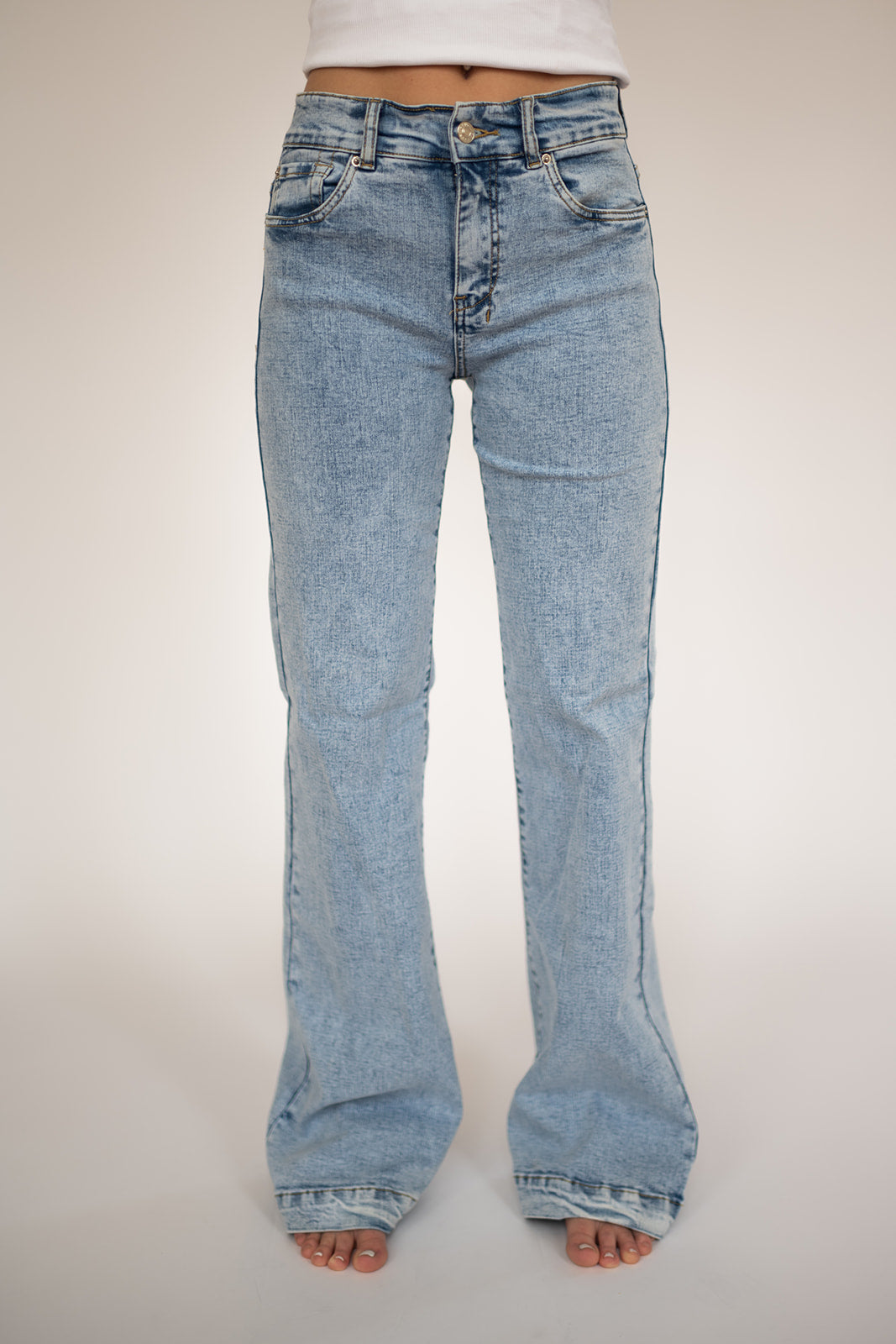 Cheyenne Trousers - Acid Wash Red Pocket — view 5