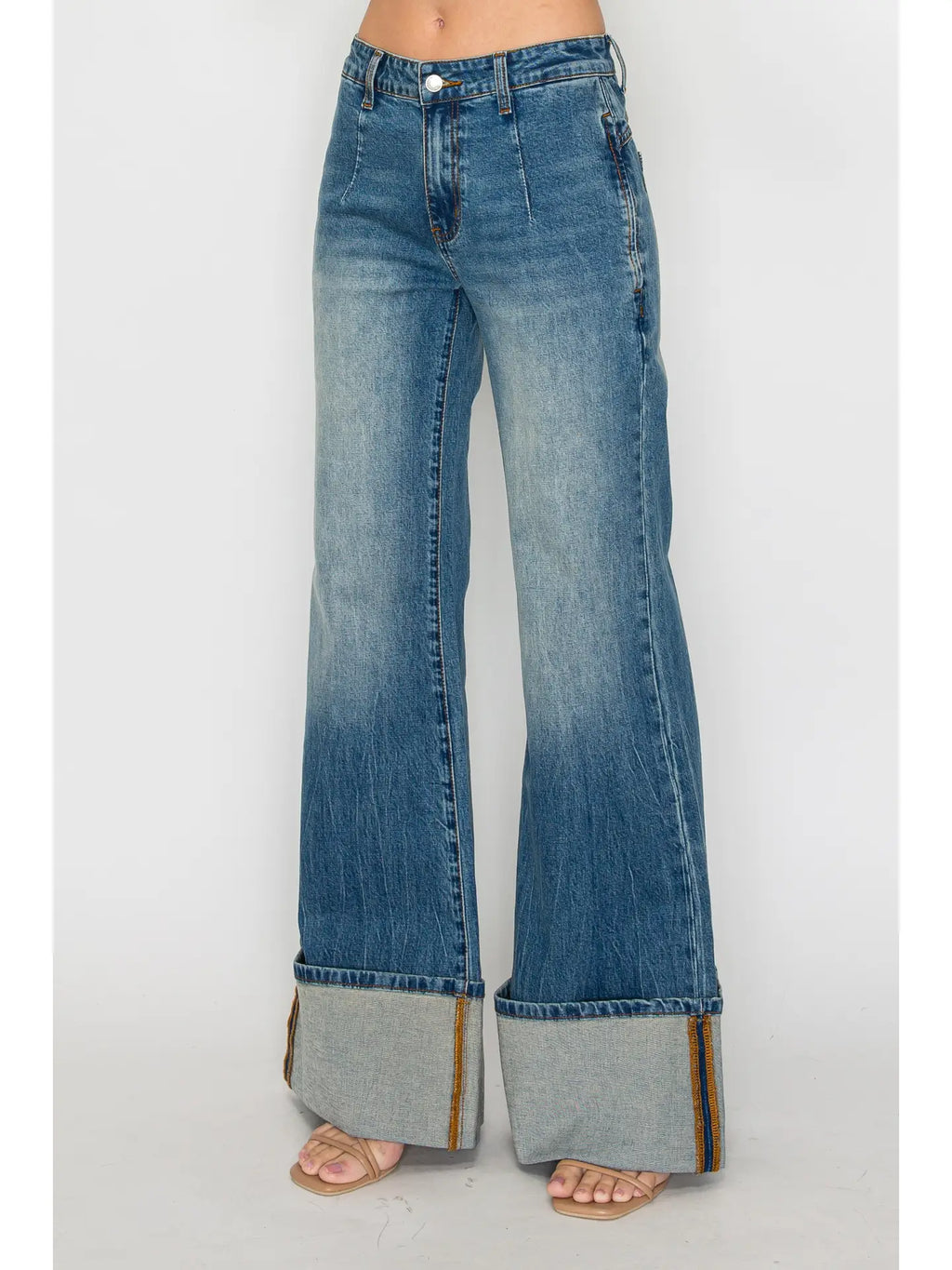 Cleo Cuffed Denim | Jeans — view 3