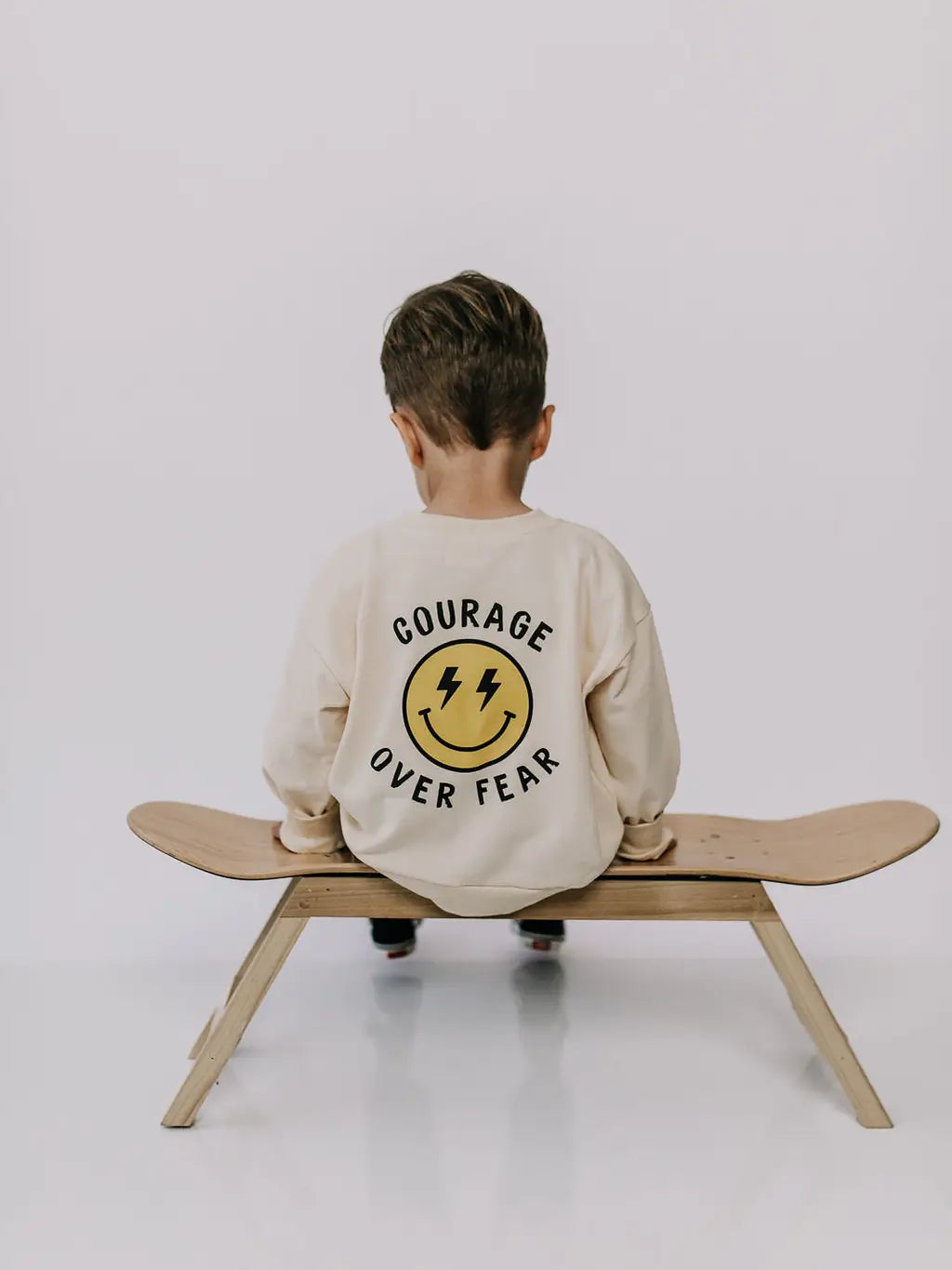 *youth* Courage Over Fear | Crewneck — view 3