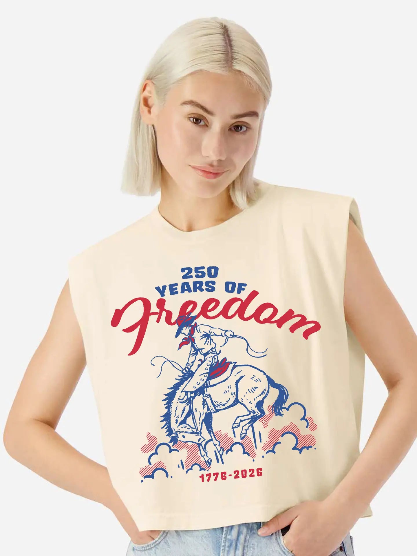 Cowboys & Freedom Muscle | Tee — view 2