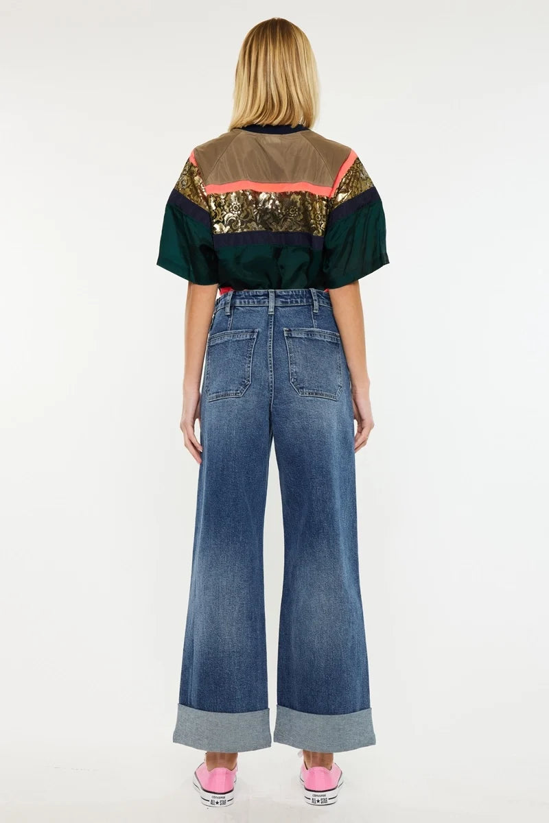 Cruz Cuffed Denim | Jeans — view 4