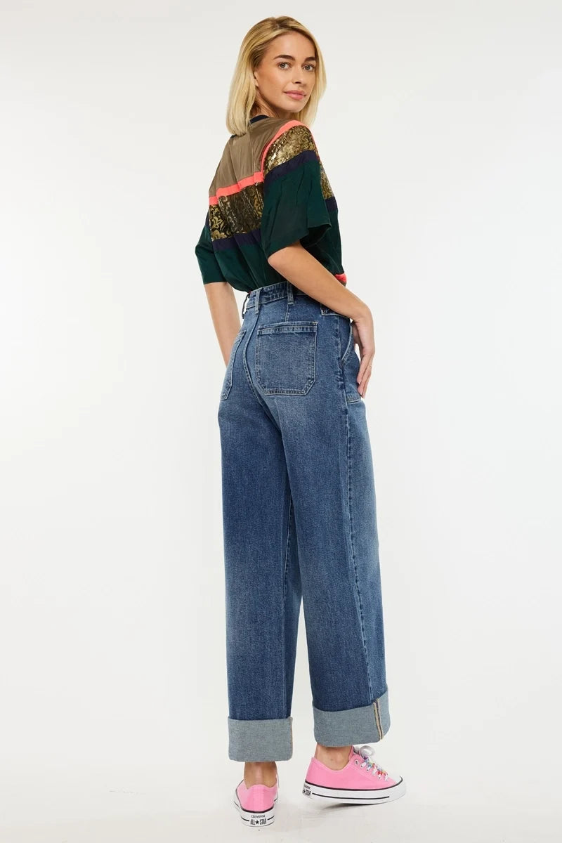 Cruz Cuffed Denim | Jeans — view 3
