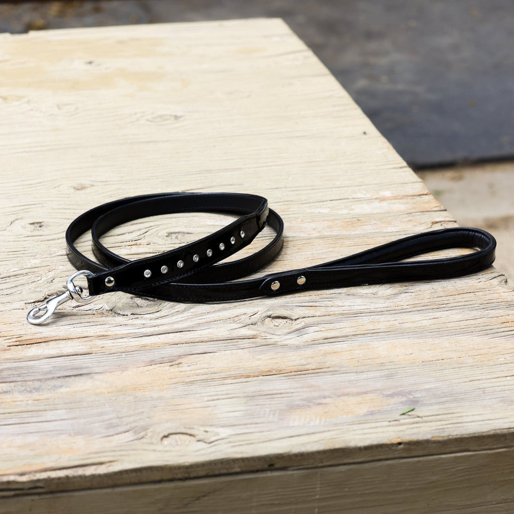 Halter Ego® Celebrity Black Patent Dog Leash by Halter Ego®
