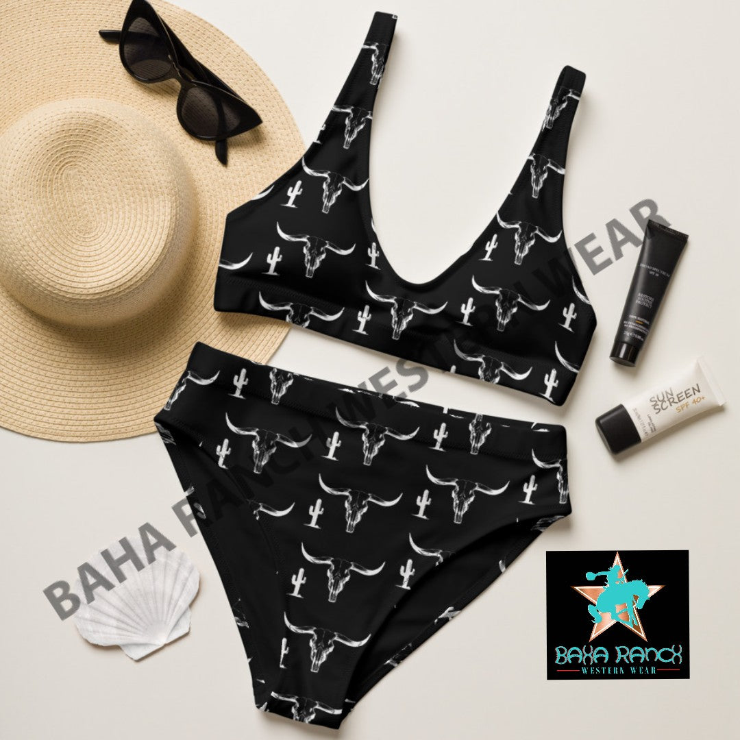 Yeehaw White Bullhead Cactus Bikini by Baha Ranch Western Wear - product image 2