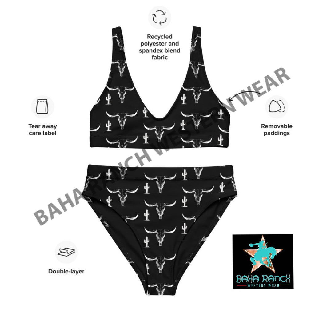 Yeehaw White Bullhead Cactus Bikini by Baha Ranch Western Wear - product image 8