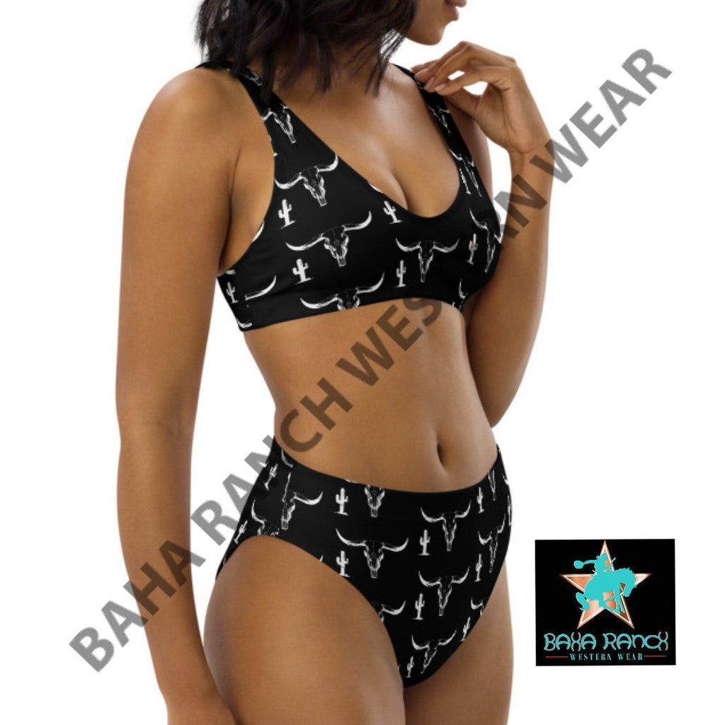 Yeehaw White Bullhead Cactus Bikini by Baha Ranch Western Wear - product image 7