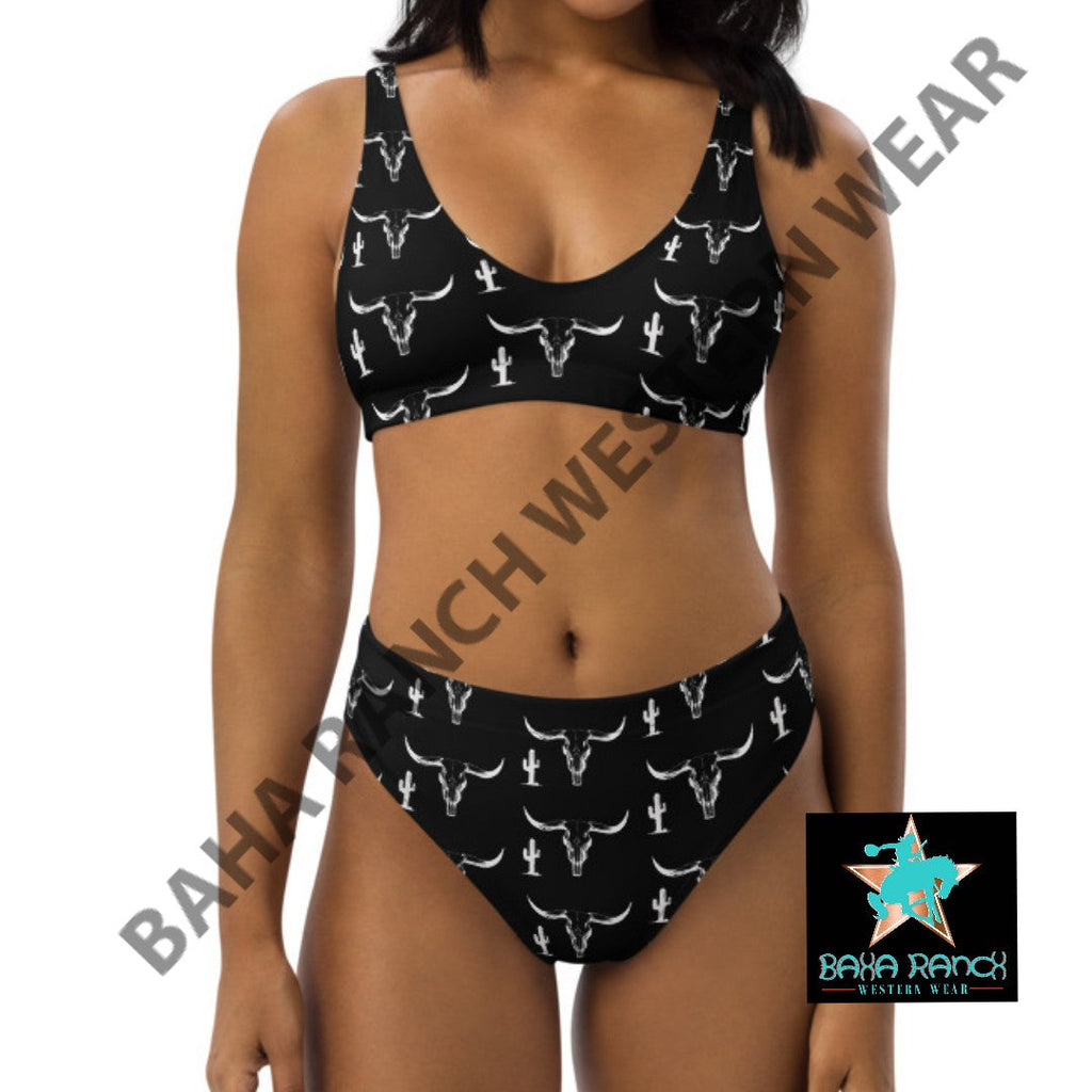Yeehaw White Bullhead Cactus Bikini by Baha Ranch Western Wear - product image 6