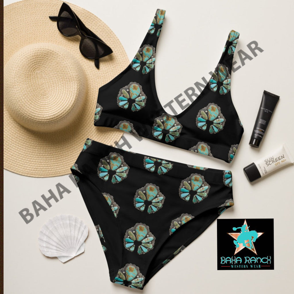 Yeehaw Black Naja Bikini by Baha Ranch Western Wear