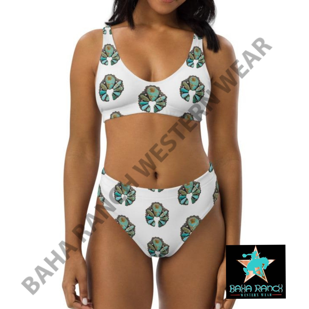 Yeehaw Turquoise Naja Bikini by Baha Ranch Western Wear - product image 5