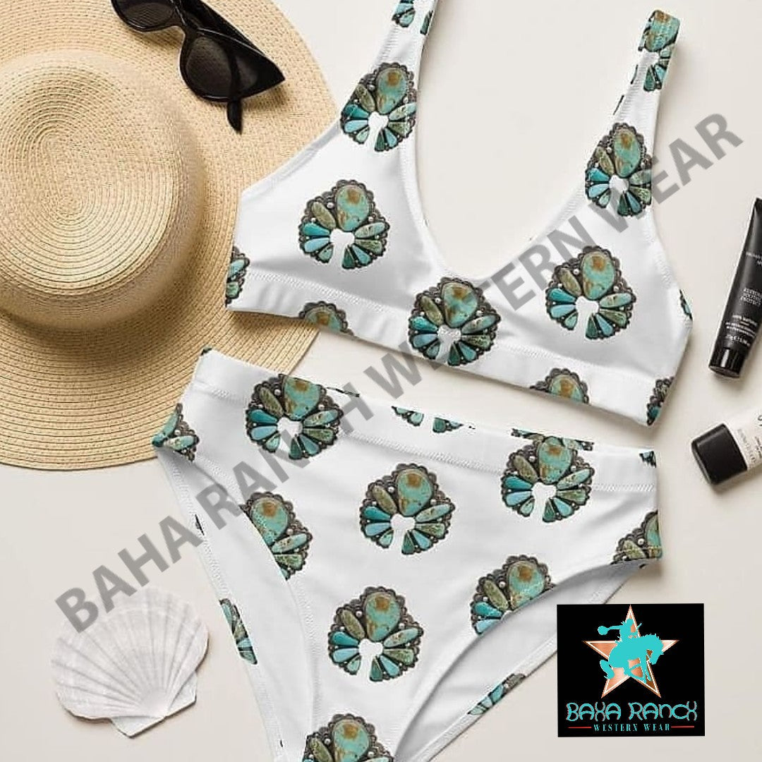 Yeehaw Turquoise Naja Bikini by Baha Ranch Western Wear - product image 2