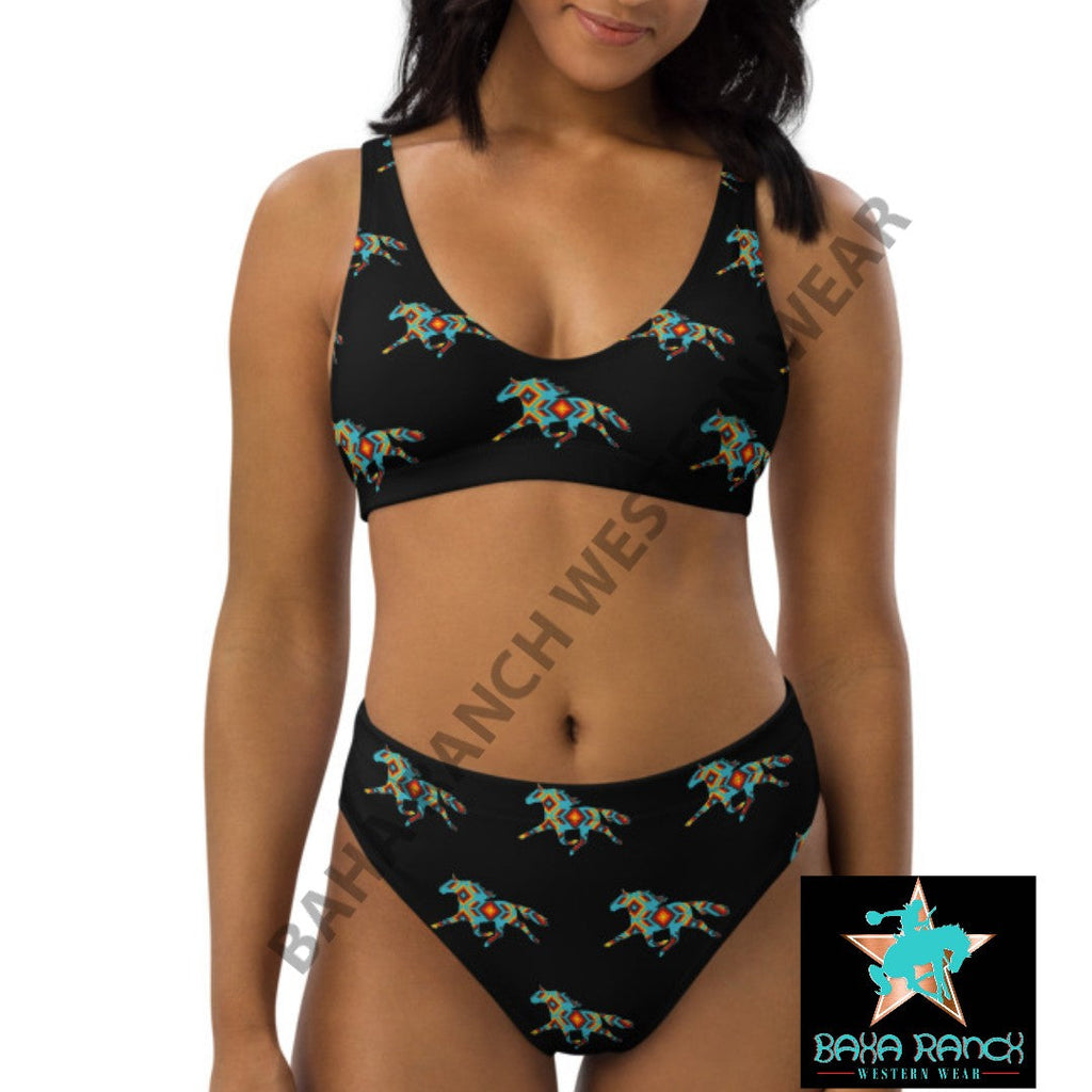 Yeehaw Aztec Horse Bikini by Baha Ranch Western Wear - product image 7