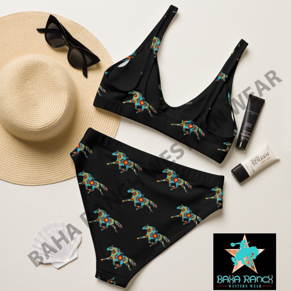 Yeehaw Aztec Horse Bikini by Baha Ranch Western Wear - product image 6