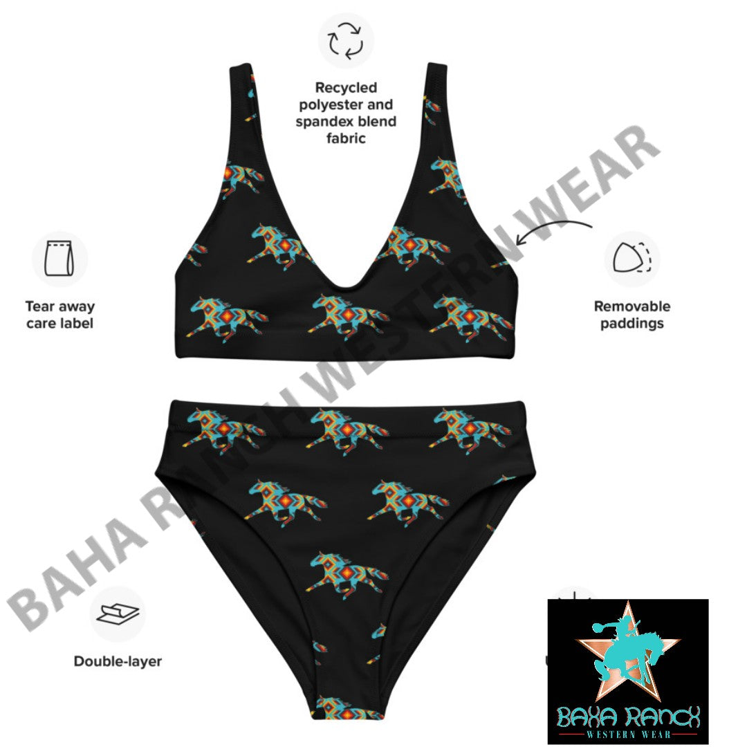 Yeehaw Aztec Horse Bikini by Baha Ranch Western Wear - product image 11