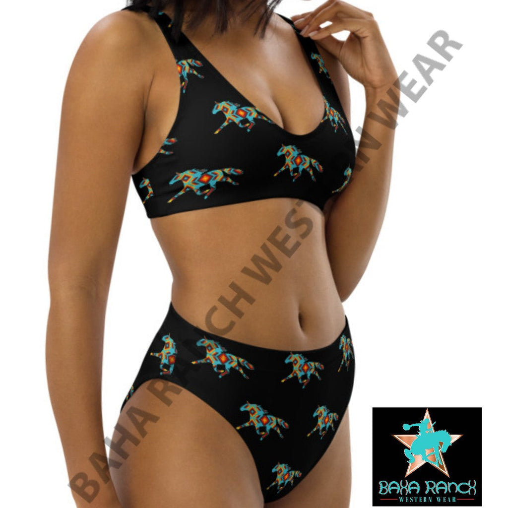 Yeehaw Aztec Horse Bikini by Baha Ranch Western Wear - product image 12