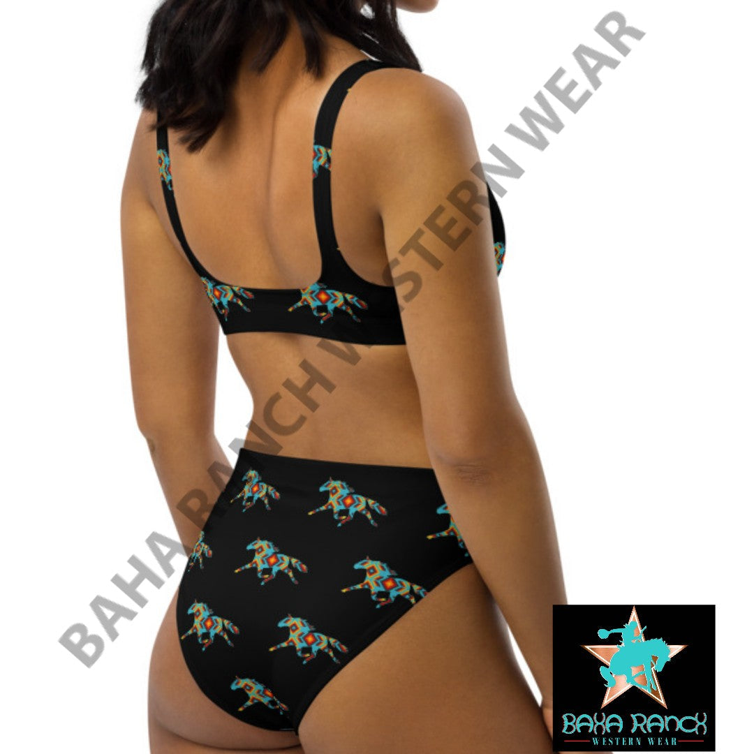 Yeehaw Aztec Horse Bikini by Baha Ranch Western Wear - product image 13
