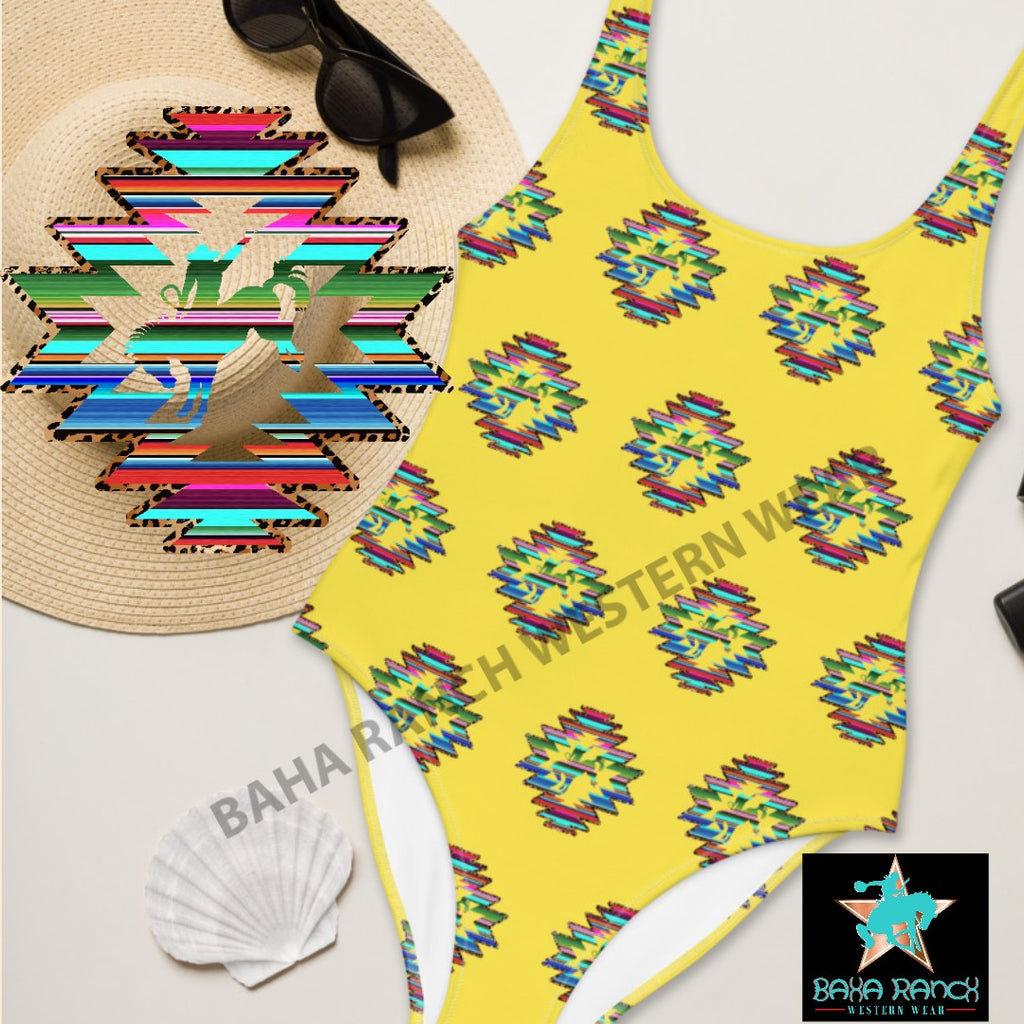 Yeehaw Serape Bronc One Piece Swimsuit by Baha Ranch Western Wear