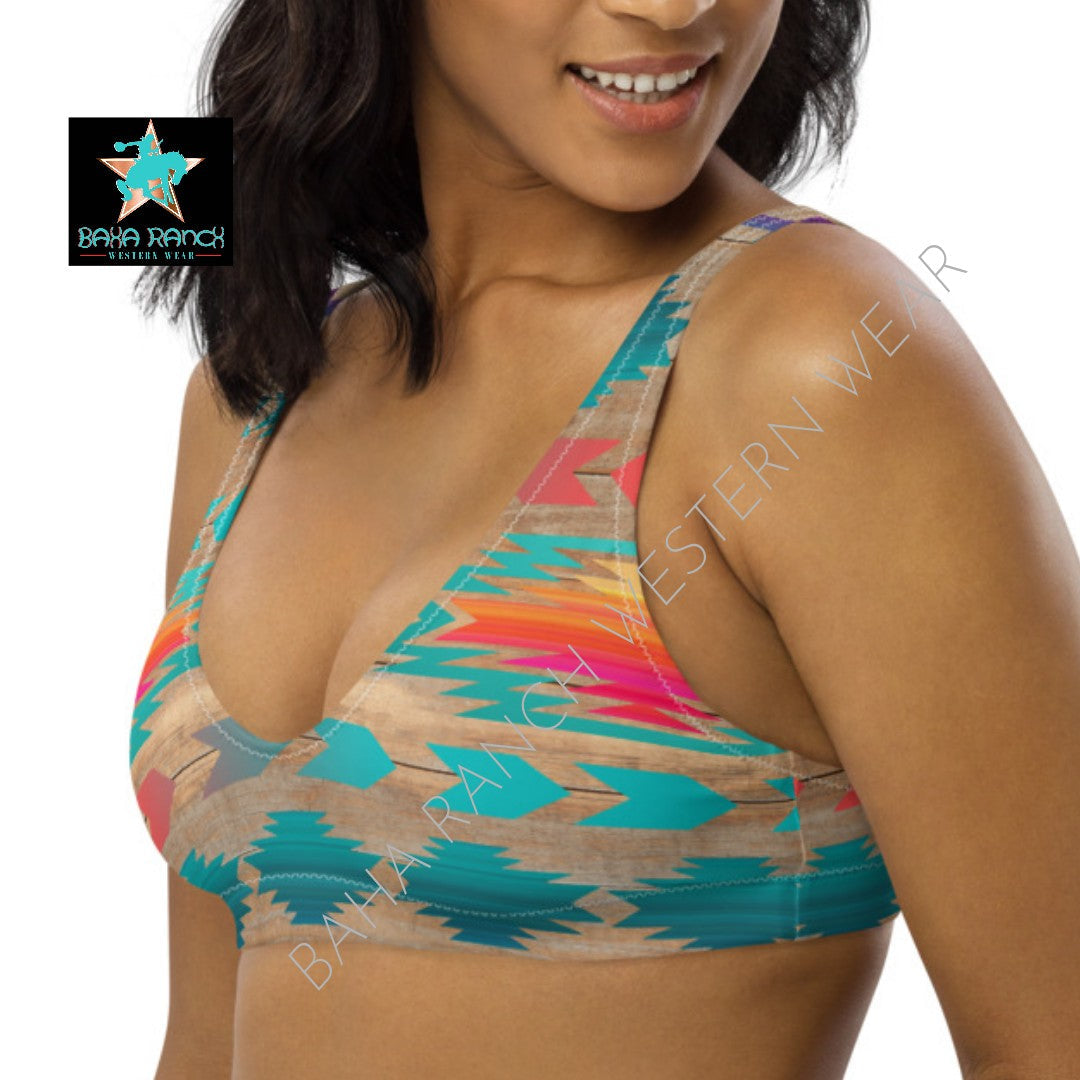 Yeehaw Southwest Aztec Bikini Top by Baha Ranch Western Wear - product image 4