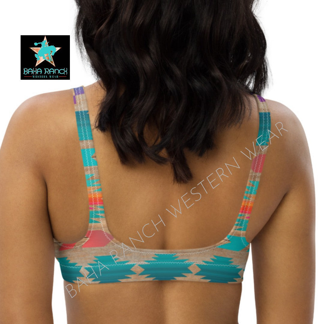 Yeehaw Southwest Aztec Bikini Top by Baha Ranch Western Wear - product image 3