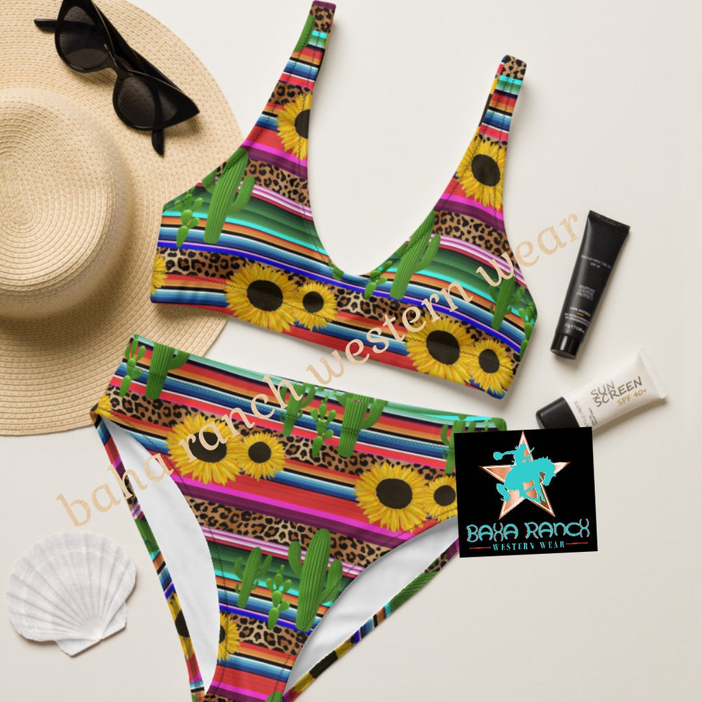 Yeehaw Sunflower Serape Bikini by Baha Ranch Western Wear - product image 2