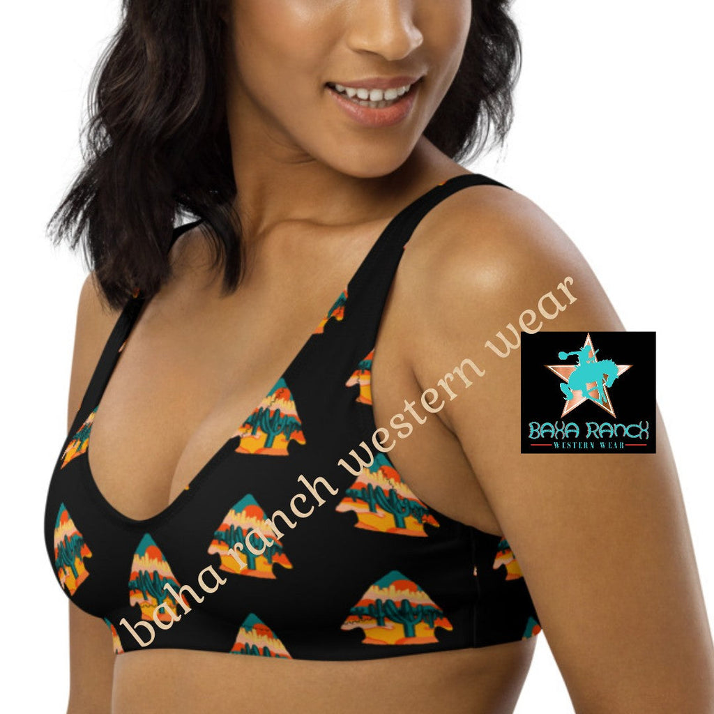 Yeehaw Desert Arrowhead Bikini Top by Baha Ranch Western Wear - product image 3