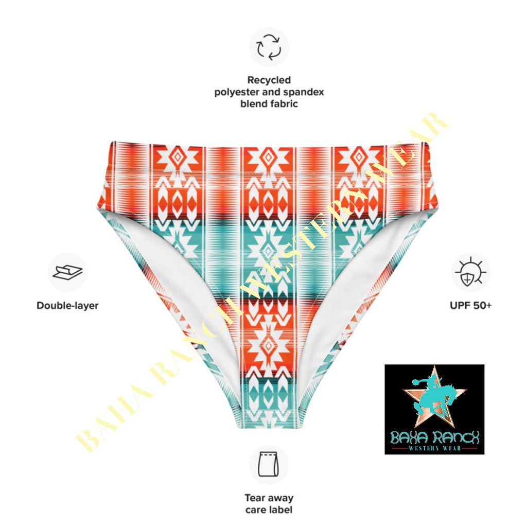 Yeehaw Aztec Print Bikini Bottom by Baha Ranch Western Wear - product image 4