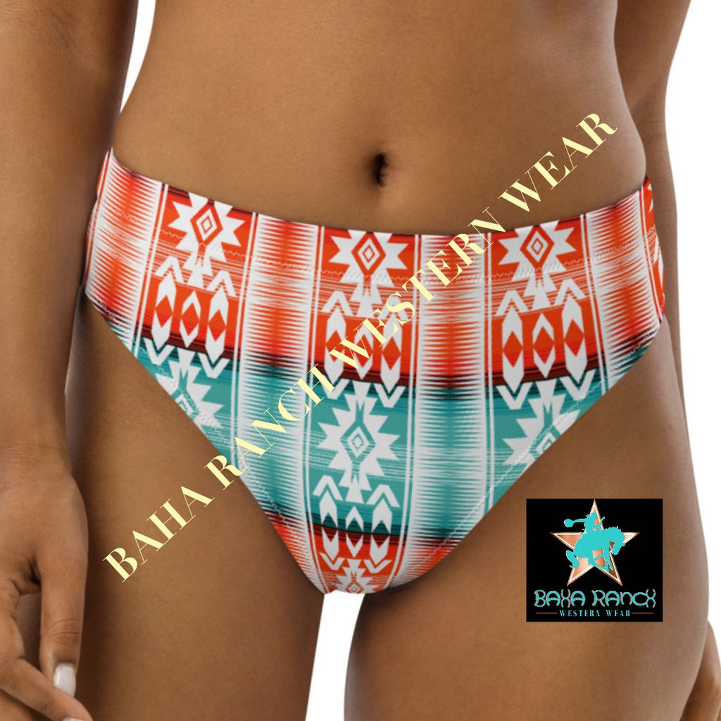 Yeehaw Aztec Print Bikini Bottom by Baha Ranch Western Wear - product image 2