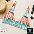 Yeehaw Aztec Print Bikini Top by Baha Ranch Western Wear