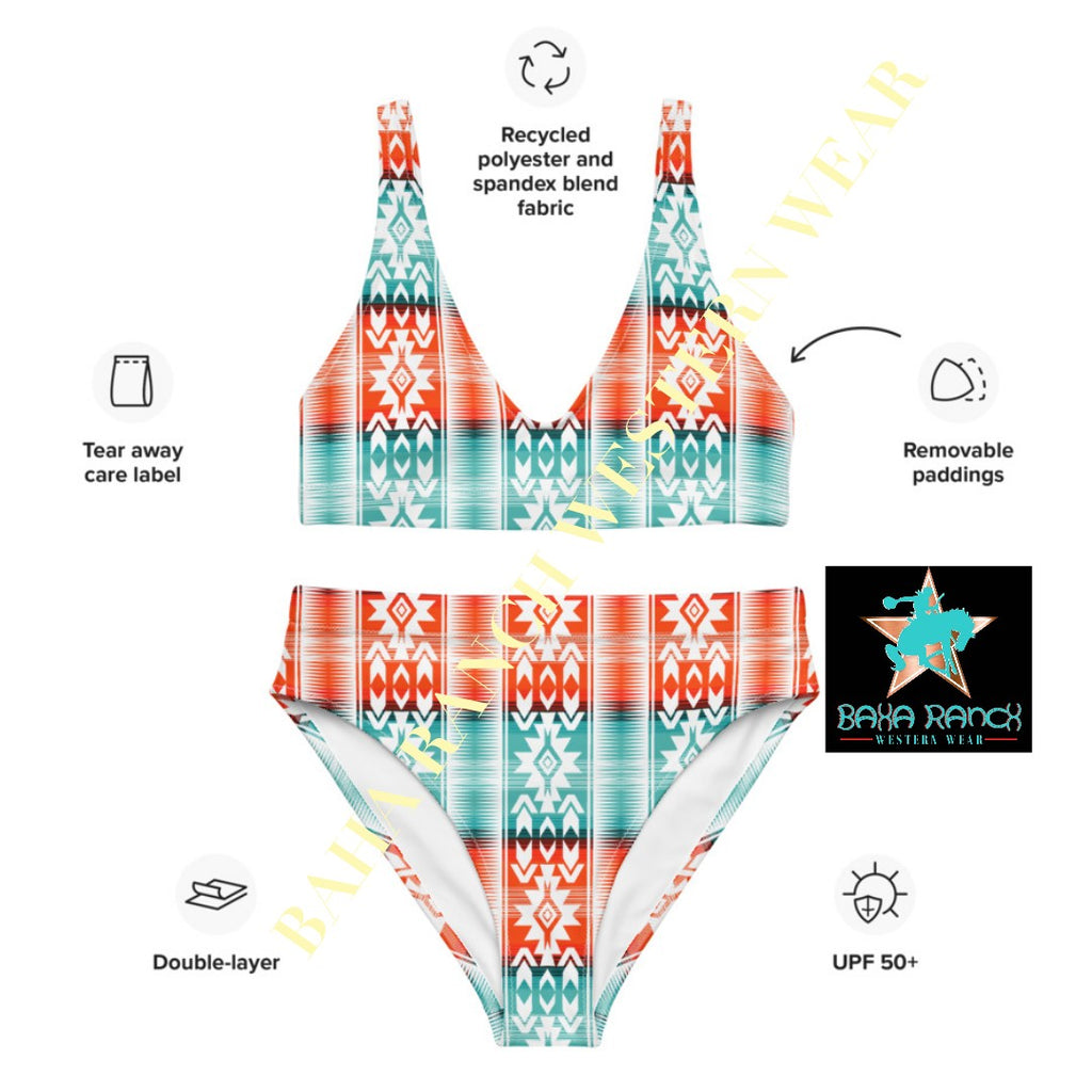 Yeehaw Aztec Print Bikini by Baha Ranch Western Wear - product image 8