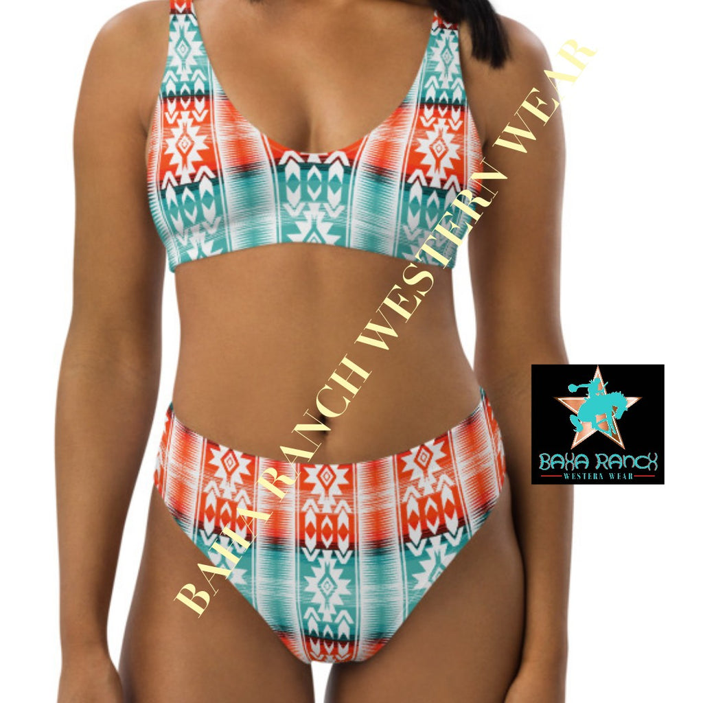 Yeehaw Aztec Print Bikini by Baha Ranch Western Wear - product image 5