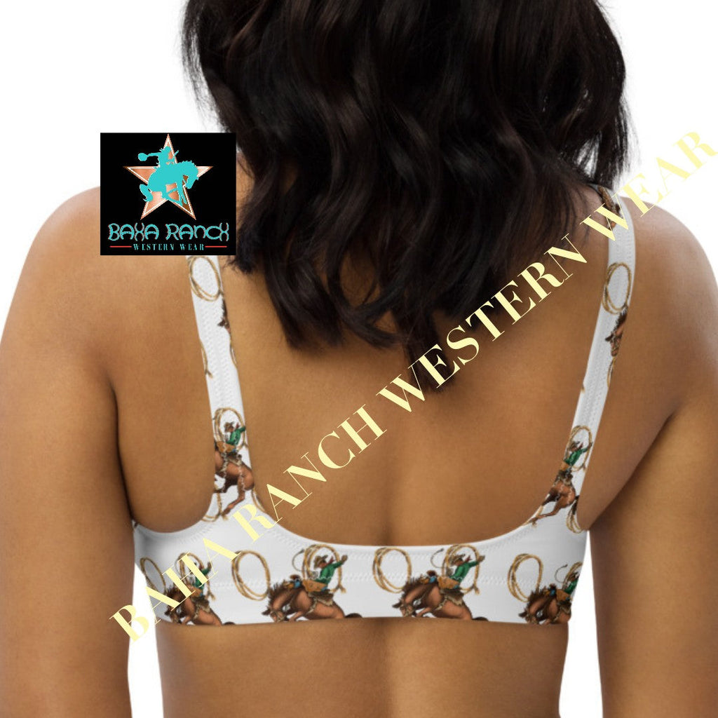 Yeehaw Rope & Ride Bikini Top by Baha Ranch Western Wear - product image 4