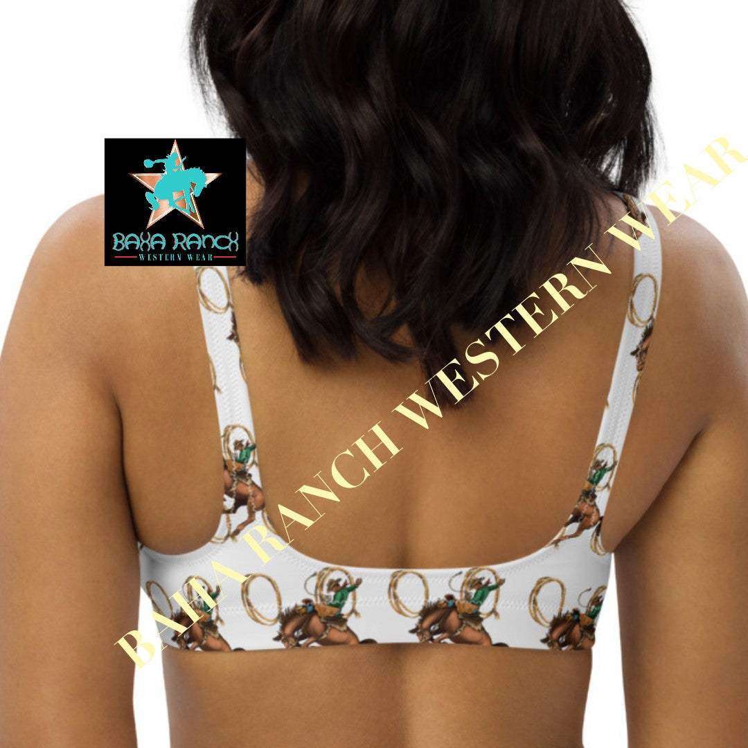 Yeehaw Rope & Ride Bikini Top by Baha Ranch Western Wear - product image 4