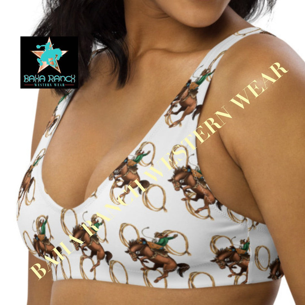 Yeehaw Rope & Ride Bikini Top by Baha Ranch Western Wear - product image 2