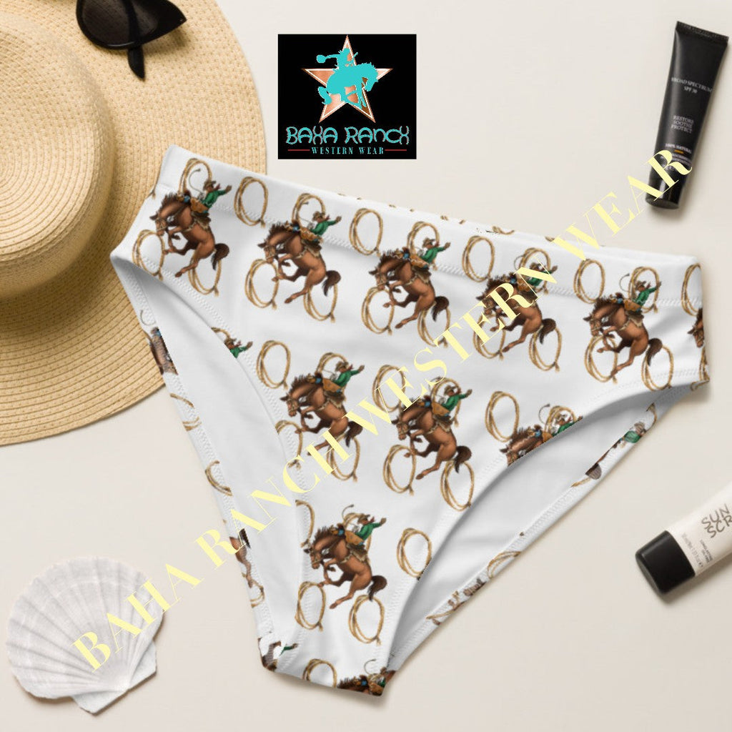 Yeehaw Rope & Ride Bikini Bottom by Baha Ranch Western Wear
