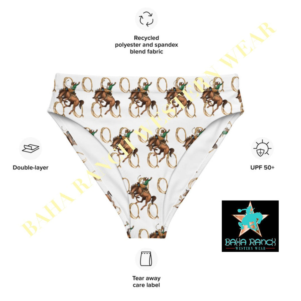 Yeehaw Rope & Ride Bikini Bottom by Baha Ranch Western Wear - product image 5