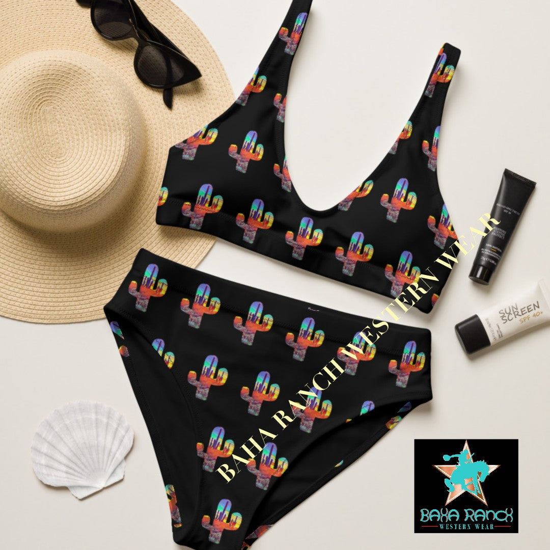 Yeehaw Sunset Cactus Bikini by Baha Ranch Western Wear - product image 2