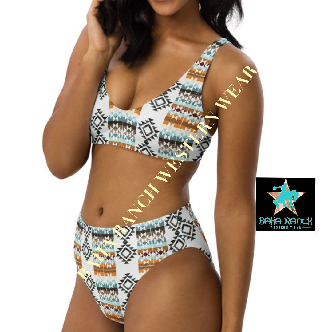 Yeehaw Aztec Blanket Print Bikini by Baha Ranch Western Wear - product image 8
