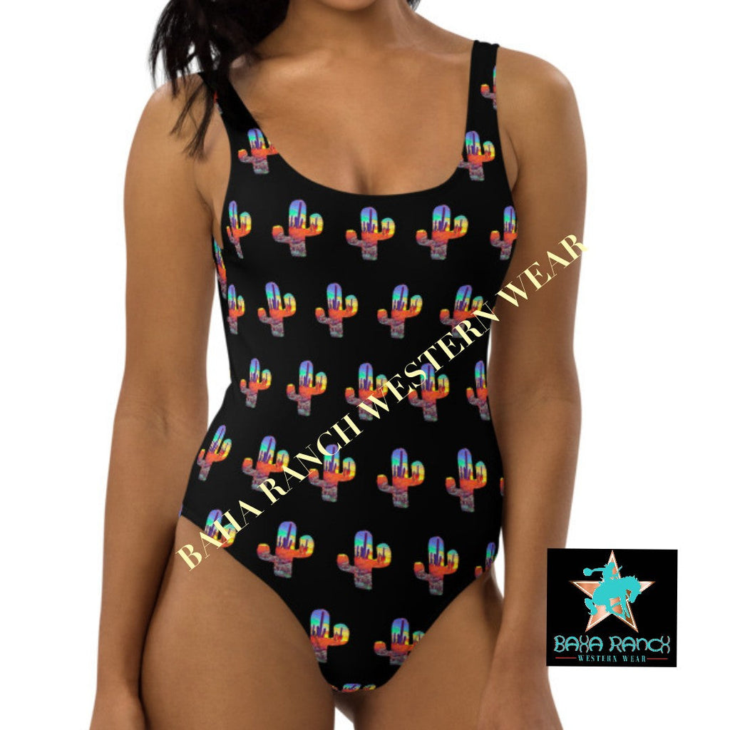 Yeehaw Sunset Desert One-Piece Swimsuit by Baha Ranch Western Wear - product image 3