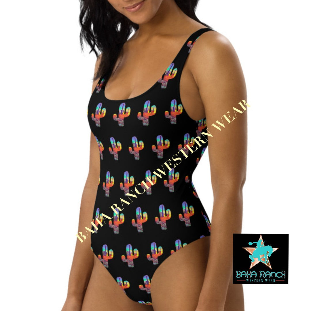 Yeehaw Sunset Desert One-Piece Swimsuit by Baha Ranch Western Wear - product image 4