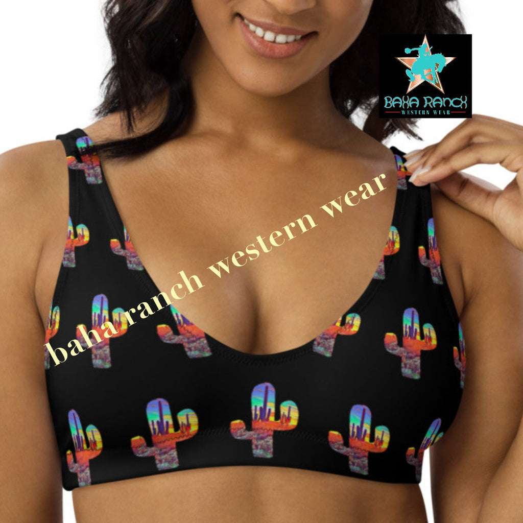 Yeehaw Sunset Desert Bikini Top by Baha Ranch Western Wear - product image 4