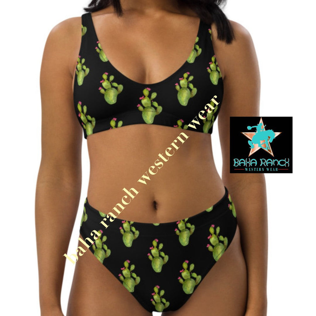 Yeehaw All Over Cactus Bikini by Baha Ranch Western Wear - product image 5