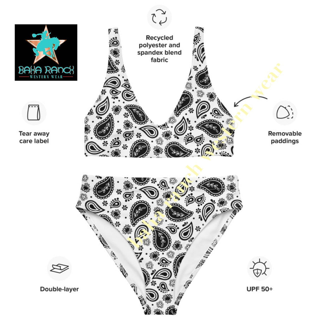 Yeehaw Paisley Bikini by Baha Ranch Western Wear - product image 7