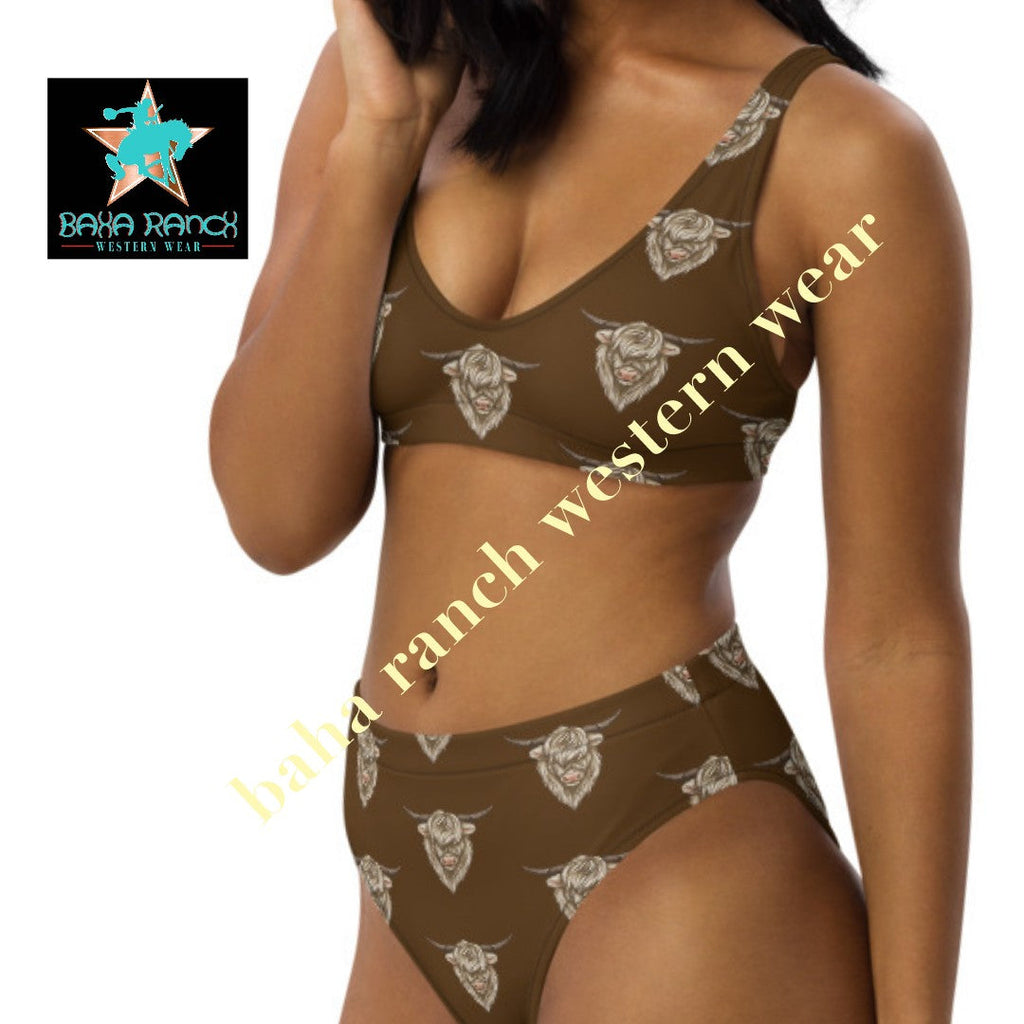 Yeehaw Highland Cow Bikini by Baha Ranch Western Wear - product image 6